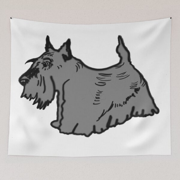 Item preview, grumpy scottie designed and sold by catherine calder.
