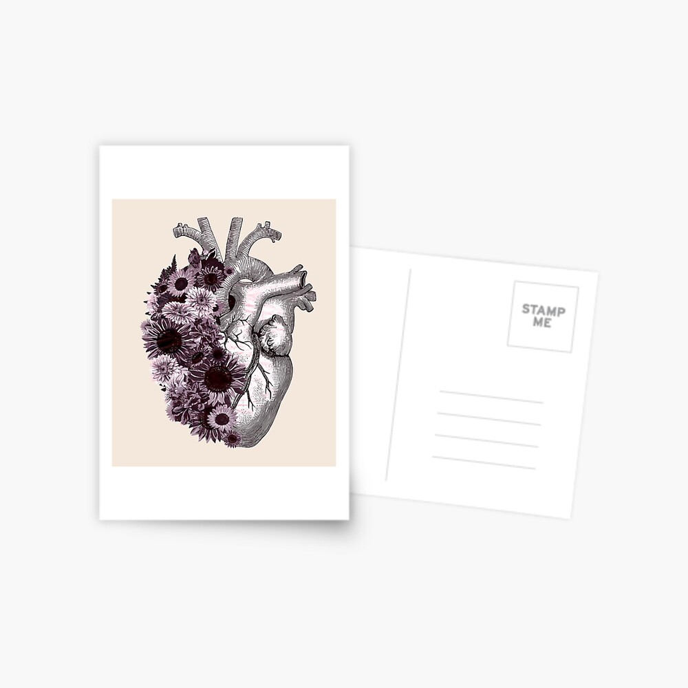 Anatomical heart - Art is Heart Stationery Cards by