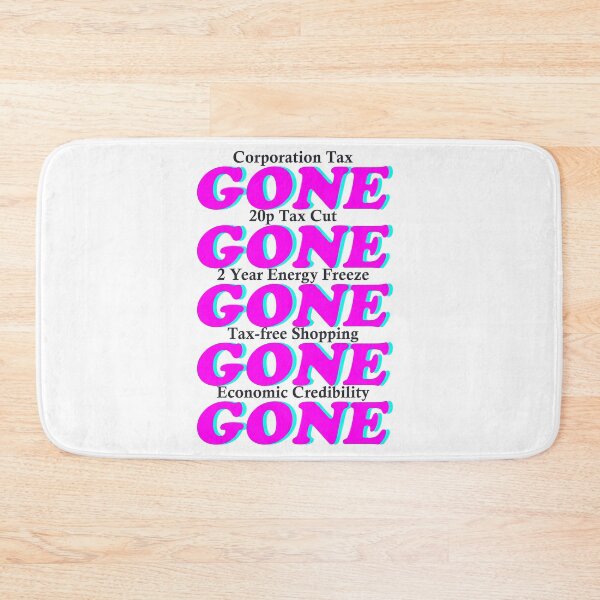 Item preview, Gone! Gone! Gone! UK Prime Minister Backtrack on Policies designed and sold by MimsTees.