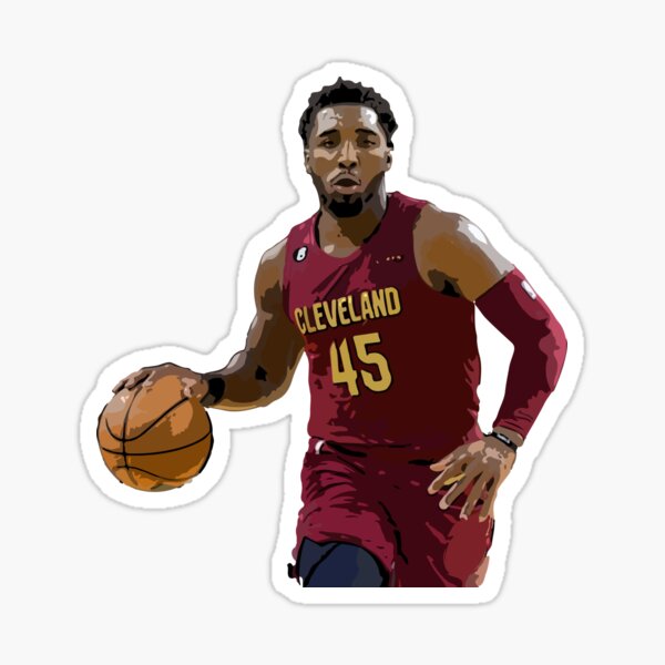 Donovan Mitchell Sticker Cavs city Edition Cleveland 