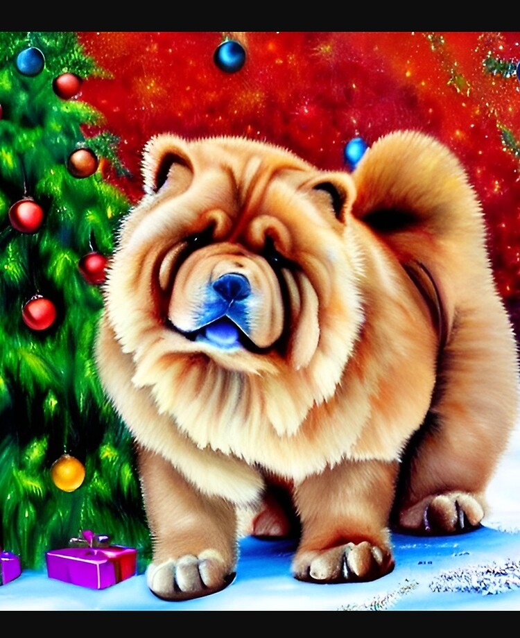 Christmas Chow Chow Dog iPad Case Skin for Sale by GwendolynFrost Redbubble