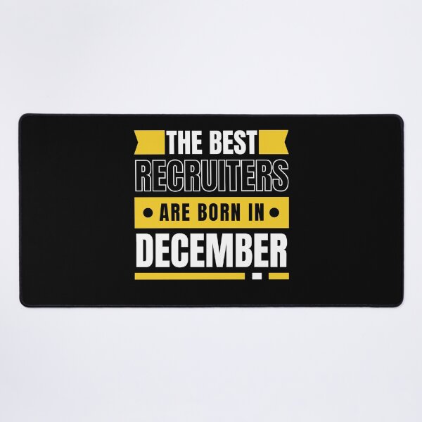 Item preview, The Best Recruiters are born in December Sagittarius Capricorn designed and sold by Recruiter-Love.