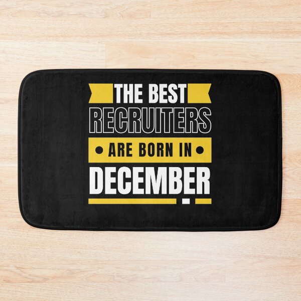 Item preview, The Best Recruiters are born in December Sagittarius Capricorn designed and sold by Recruiter-Love.