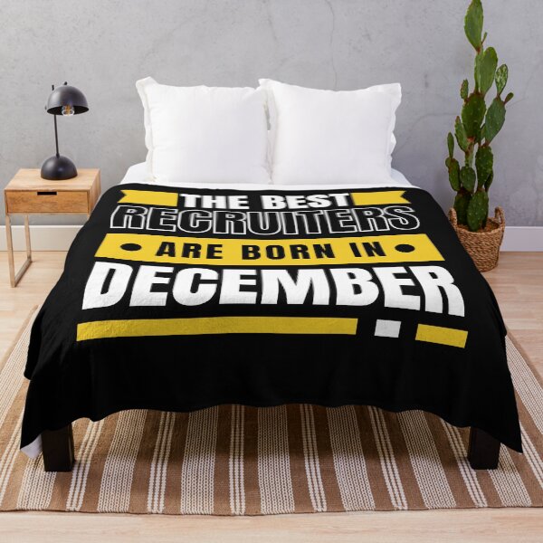 Item preview, The Best Recruiters are born in December Sagittarius Capricorn designed and sold by Recruiter-Love.
