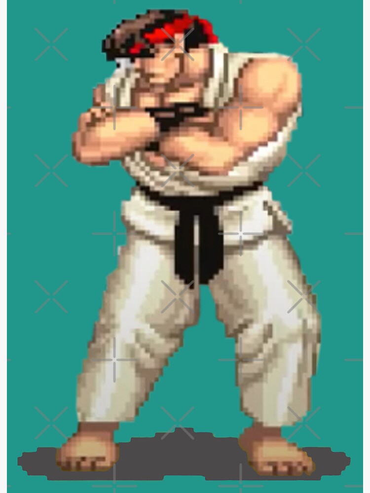 Street Fighter - Ryu Victory Stance | Art Board Print