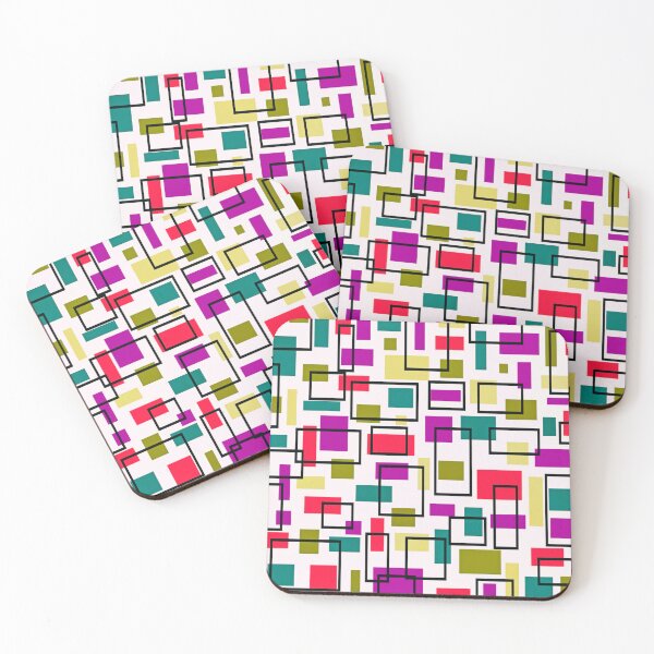 Item preview, Retro Inspired Rectangles designed and sold by TotallyRetroArt.