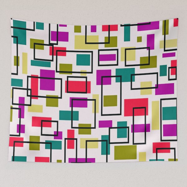 Item preview, Retro Inspired Rectangles designed and sold by TotallyRetroArt.