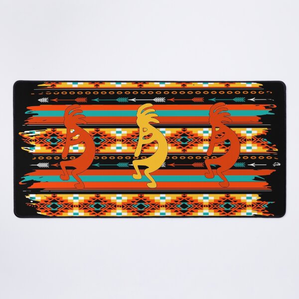 Item preview, Kokopelli With Native American Pattern - Southwest Design designed and sold by handsoftime2020.