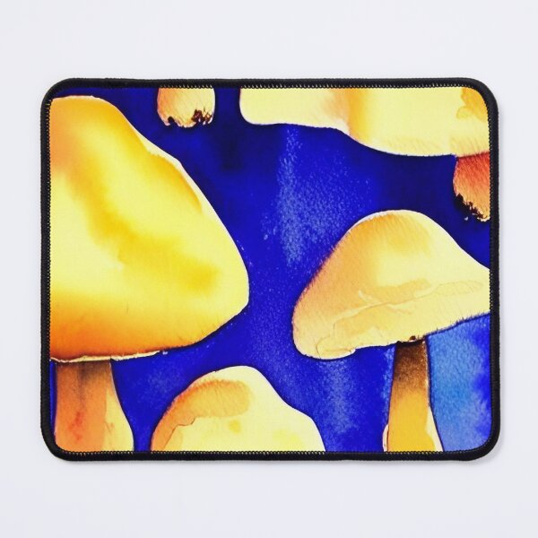 Item preview, Mushrooms watercolor painting designed and sold by Mirarima.