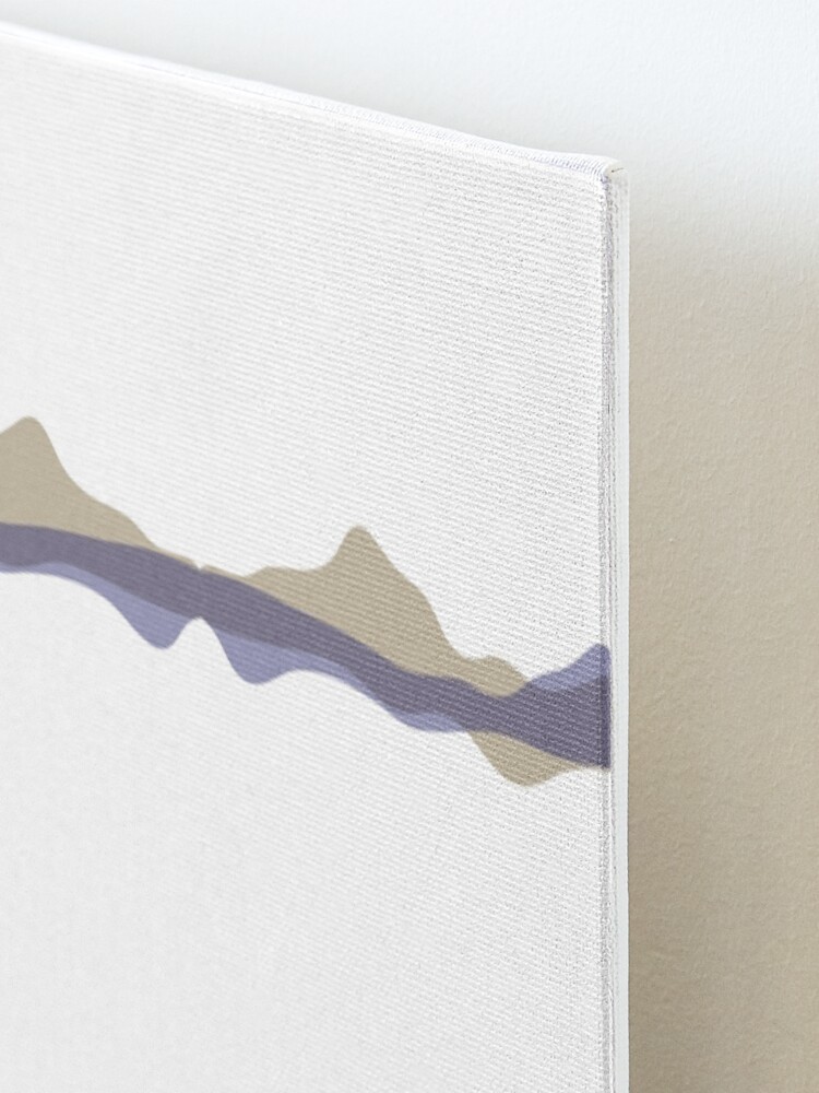 Alternate view of Curves Mounted Print