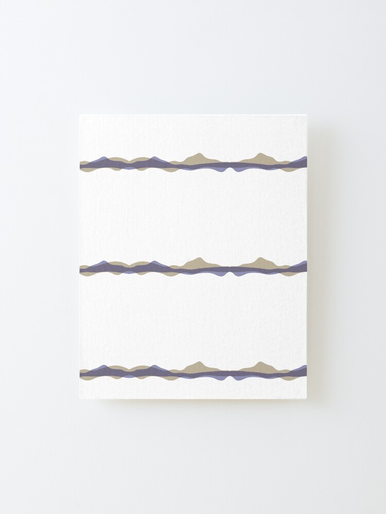 Alternate view of Curves Mounted Print