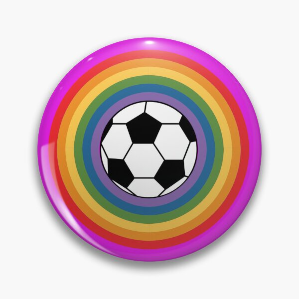 Artikelvorschau, Fußball und Regenbogen entworfen und verkauft von elive.