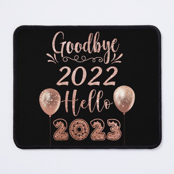 Item preview, Goodbye 2022 Hello 2023 Glitter Rose Gold Balloons designed and sold by Karry-Pat.