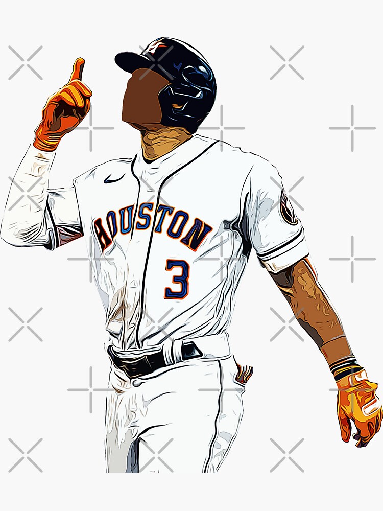 Jeremy Pena Heart Houston Astros Baseball Glossy Sticker Vinyl 