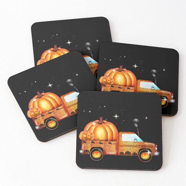 Item preview, Halloween Orange Pumpkin Truck - Candy PickUp Jack O Lantern designed and sold by Jolly-Yosei.