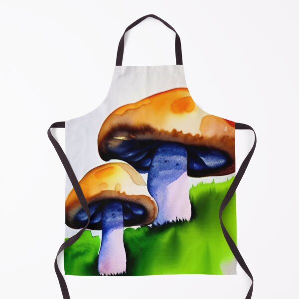 Item preview, Mushrooms watercolor painting designed and sold by Mirarima.