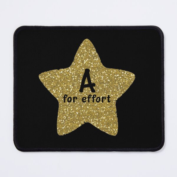 Item preview, A for Effort Gold Star  designed and sold by Bododobird.