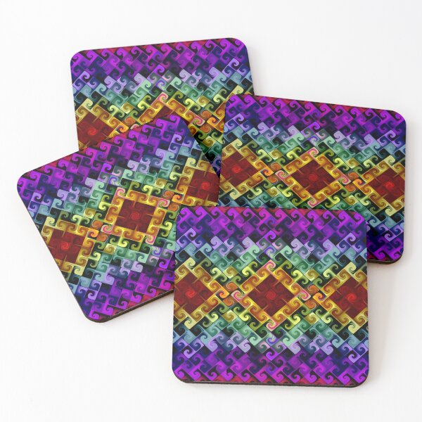Item preview, ColorfulFractal  Rainbow  designed and sold by pinkal.