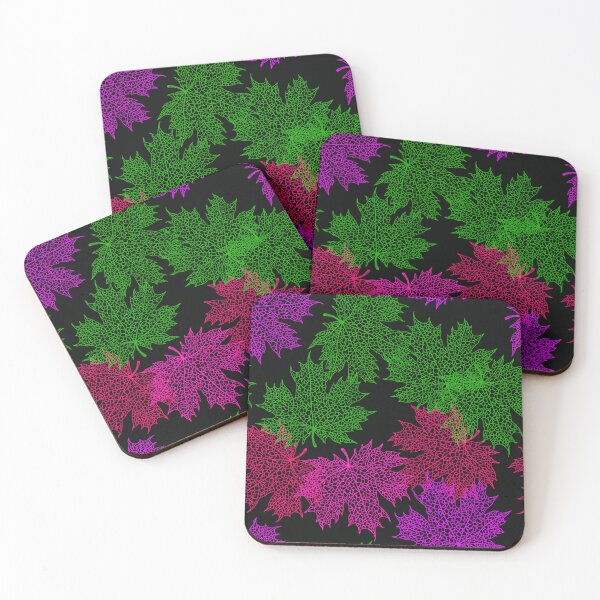 Item preview, Colorful Maple Leaves pattern - M17 designed and sold by Art-by-Geoff.