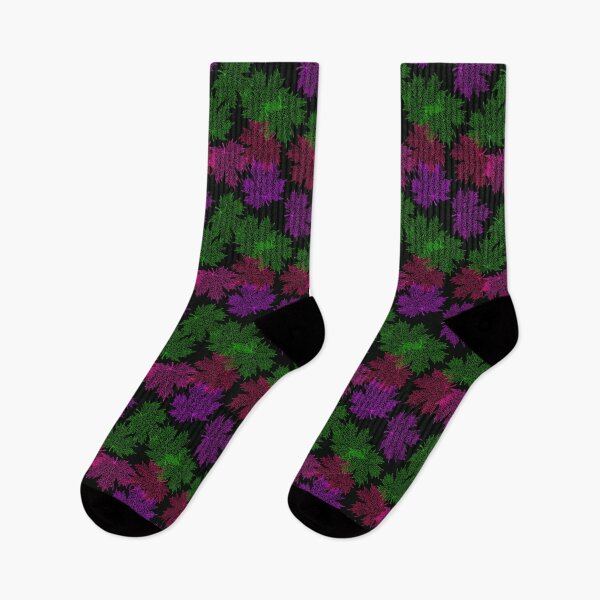 Item preview, Colorful Maple Leaves pattern - M17 designed and sold by Art-by-Geoff.