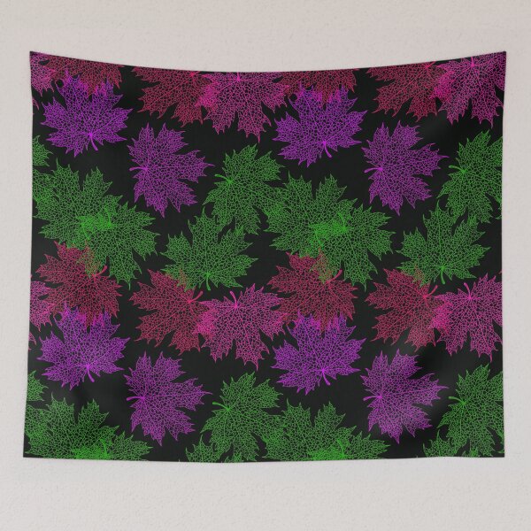 Item preview, Colorful Maple Leaves pattern - M17 designed and sold by Art-by-Geoff.