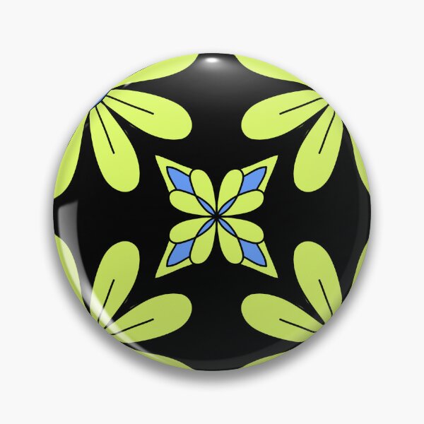 Item preview, Blue and Green Floral Pattern designed and sold by patternologyy.