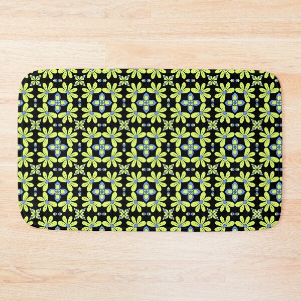 Item preview, Blue and Green Floral Pattern designed and sold by patternologyy.