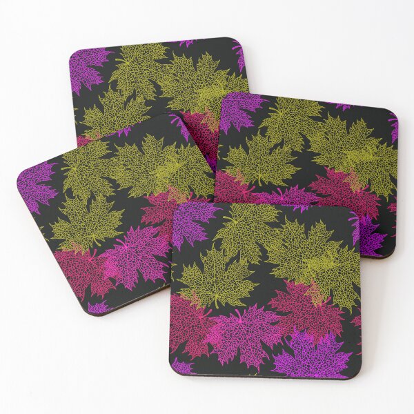 Item preview, Colorful Maple Leaves pattern - M18 designed and sold by Art-by-Geoff.