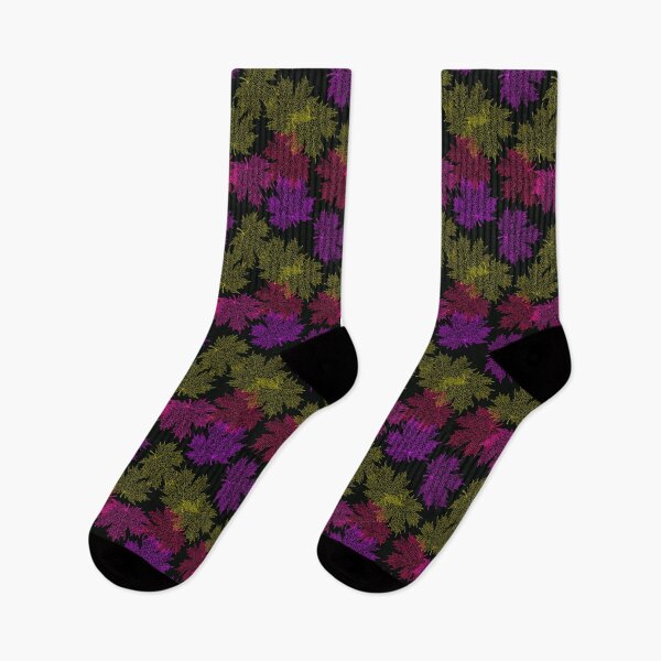 Item preview, Colorful Maple Leaves pattern - M18 designed and sold by Art-by-Geoff.