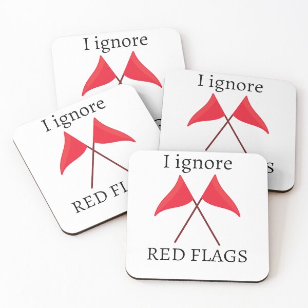 Item preview, I ignore red flags T-shirt designed and sold by Nerdygirlteez.