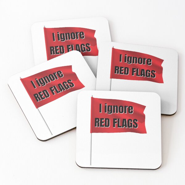 Item preview, I ignore red flags T-shirt designed and sold by Nerdygirlteez.