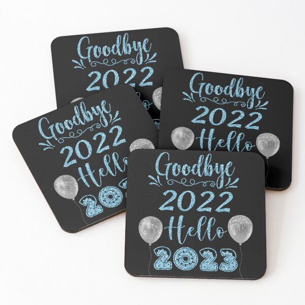 Item preview, Goodbye 2022 Hello 2023 Glitter Blue Balloons designed and sold by Karry-Pat.