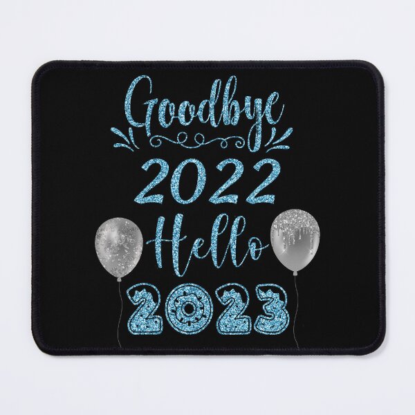 Item preview, Goodbye 2022 Hello 2023 Glitter Blue Balloons designed and sold by Karry-Pat.