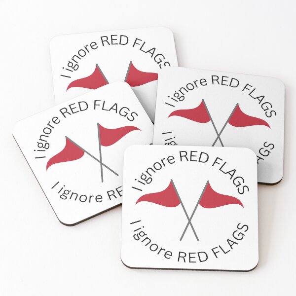 Item preview, I ignore red flags T-shirt designed and sold by Nerdygirlteez.