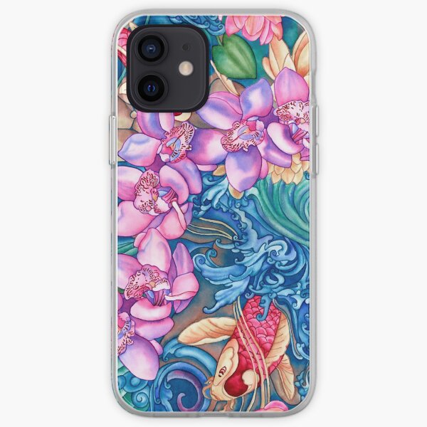 Orchid Splash iPhone Soft Case