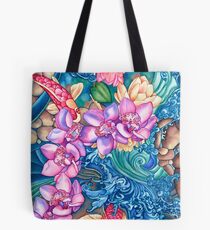 Orchid Splash Tote Bag