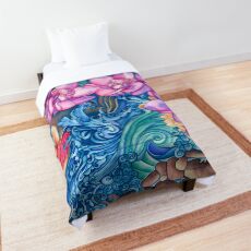 Orchid Splash Comforter