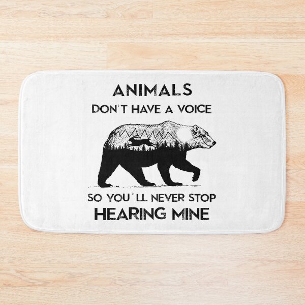 Item preview, Animals don't have a voice so you'll never stop hearing mine designed and sold by samer11.