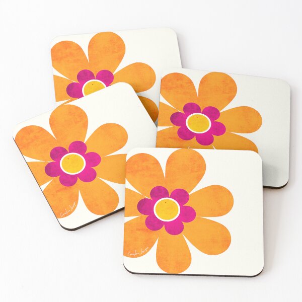 Item preview, Cute papercut flower - simple floral block graphic. Caroline Laursen original designed and sold by Caroline Laursen.