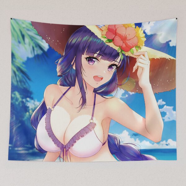 Item preview, Birthday Vacation Raiden Ei Genshin Impact designed and sold by genshinwaifus.