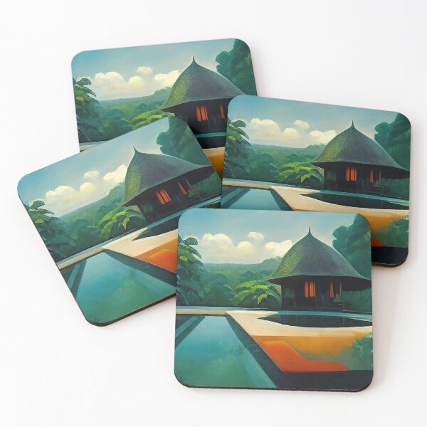 Item preview, Bali Landscape Illustration designed and sold by Alcaselzer.