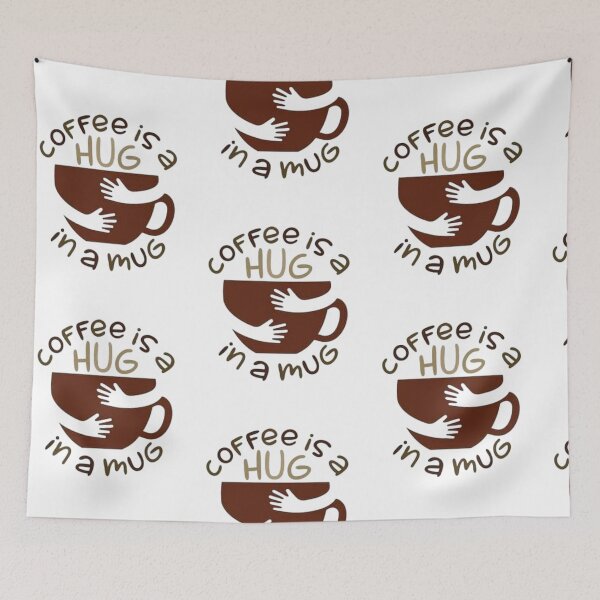 Item preview, Coffee break - coffee is a hug in a mug| coffee design | for coffee lovers |  designed and sold by Arteartz.