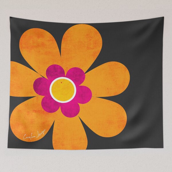 Item preview, Cute papercut flower - simple floral block graphic. Caroline Laursen original designed and sold by Caroline Laursen.