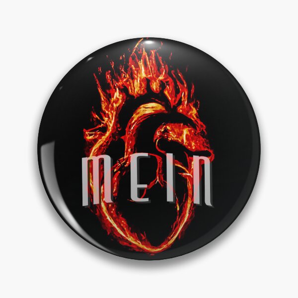 Item preview, Mein Heart Burns (song interpretation) designed and sold by HalfAsleepArt.
