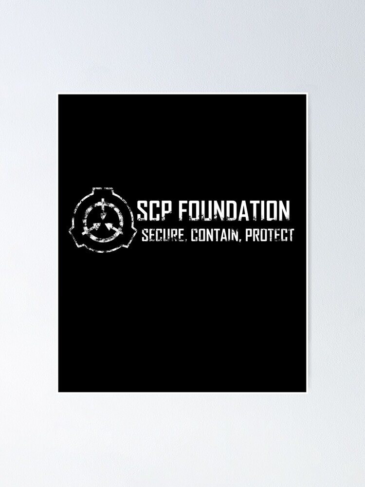 SCP Foundation logo white - Secure Contain Protect Sticker for Sale by  zachholmbergart