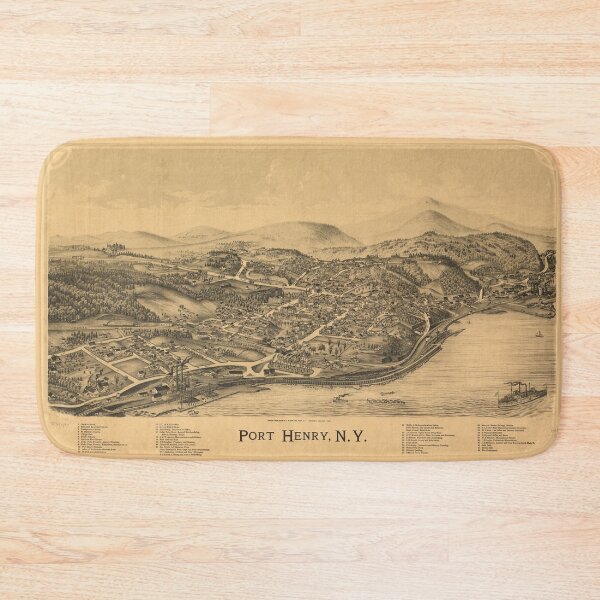 Item preview, Port Henry, New York (1889) designed and sold by allhistory.