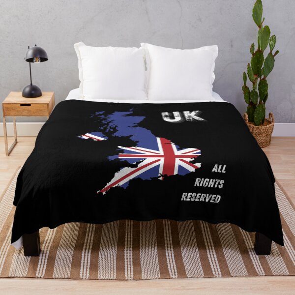 Item preview, Great Britain Cool Union Jack flag on land map designed and sold by AEROSPACE-IND.