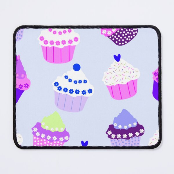 Item preview, Cupcake Pattern designed and sold by TotallyRetroArt.