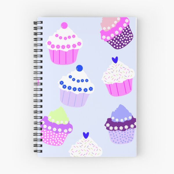 Item preview, Cupcake Pattern designed and sold by TotallyRetroArt.