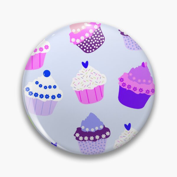 Item preview, Cupcake Pattern designed and sold by TotallyRetroArt.